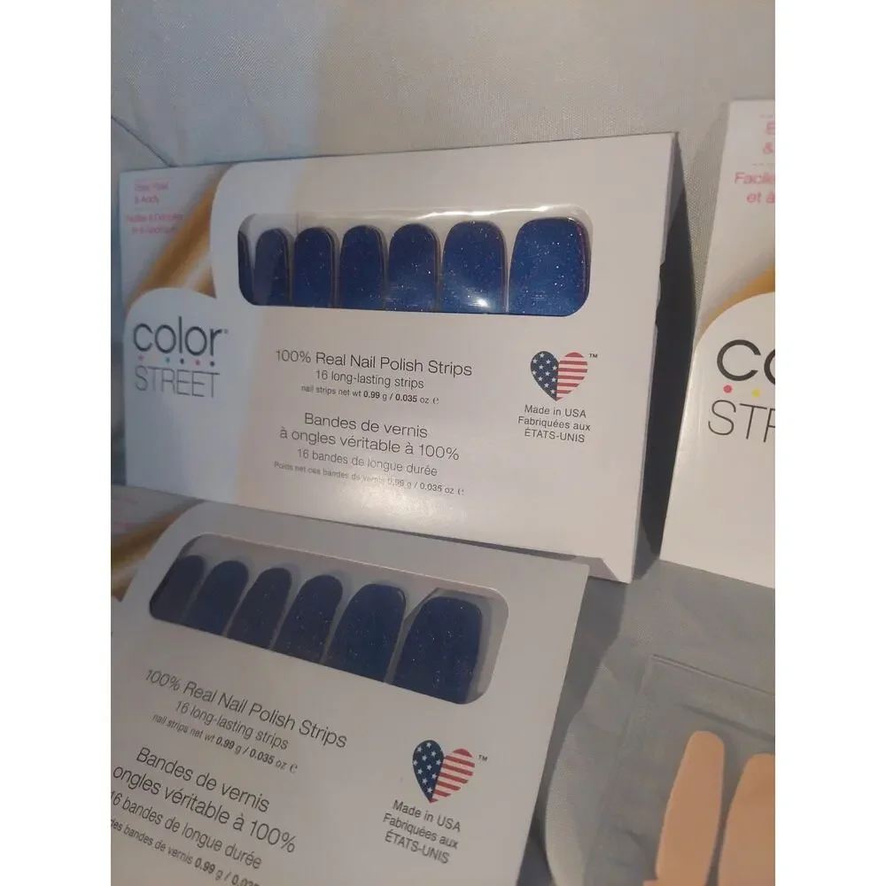 Colorstreet Nail Strips Lot Of 11 Colors Long Time No Sea, Smokes On You, Havana